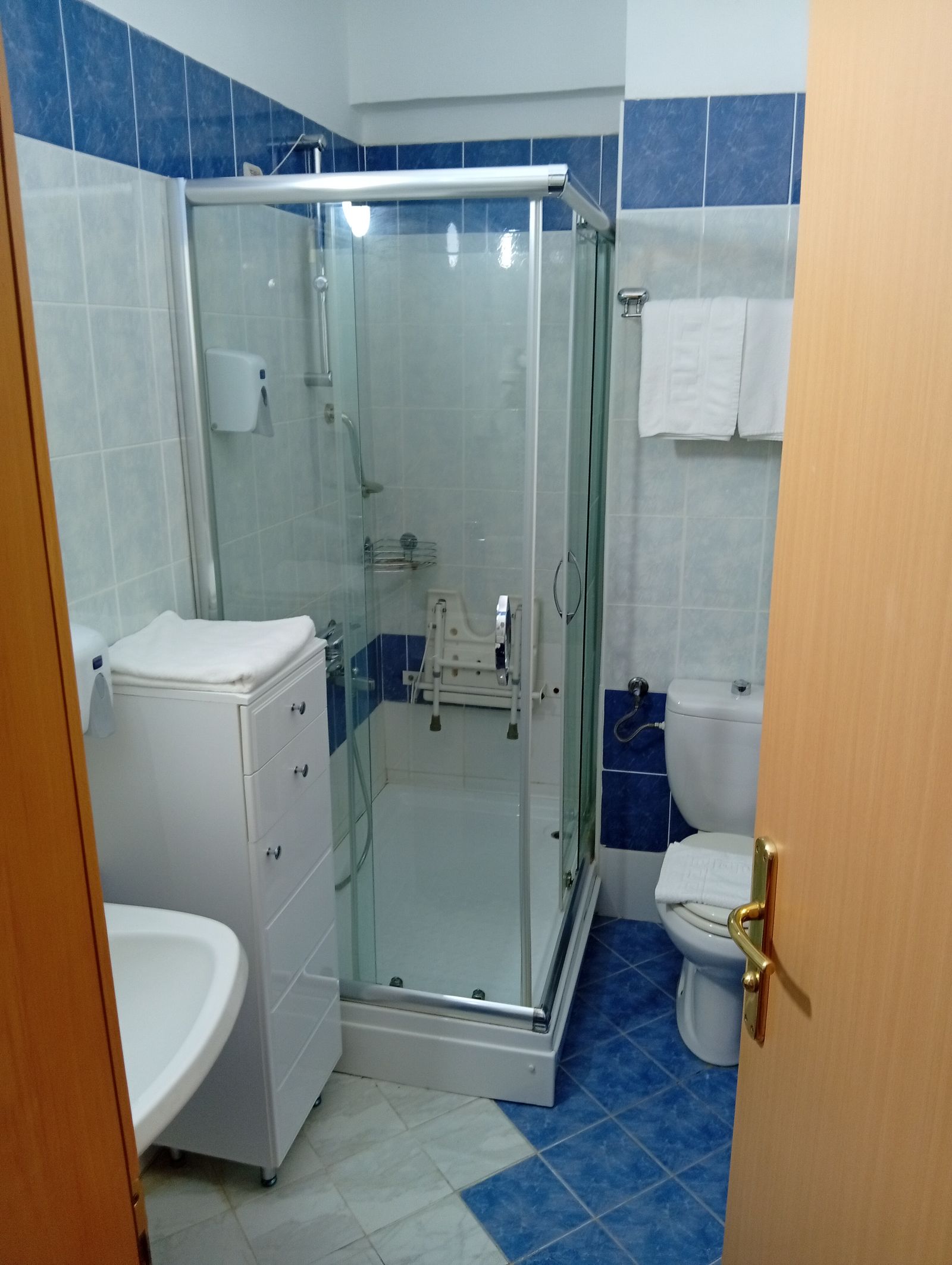 Bathroom with shower and toilet